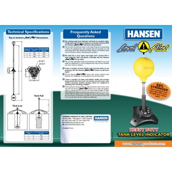  Hansen Tank Level Alert Fluid Level Indicator